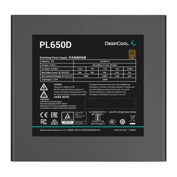 DEEPCOOL napajanje PL650-D 650W 3