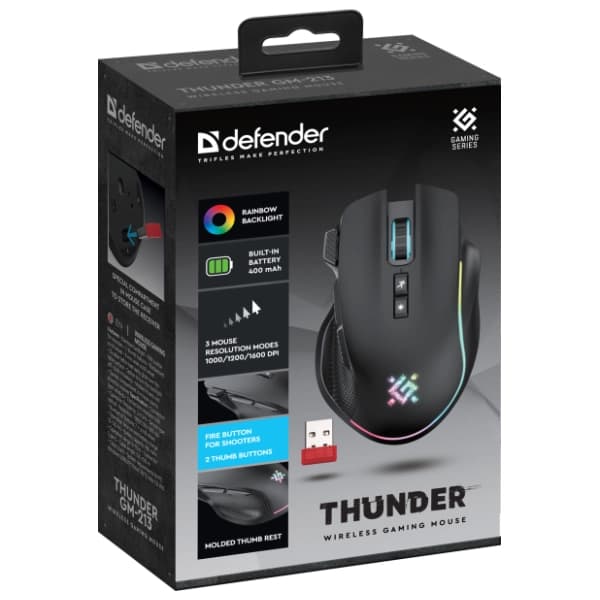 DEFENDER bežični miš Thunder GM-213 4