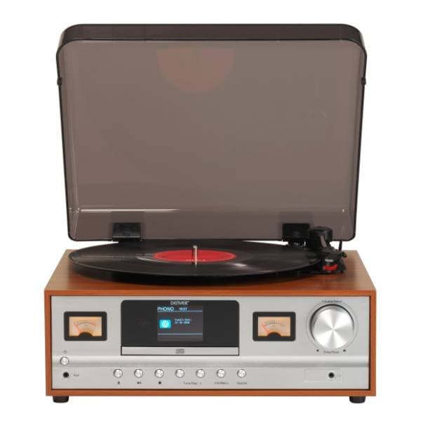 DENVER MRD-52LW Lightwood gramofon 0
