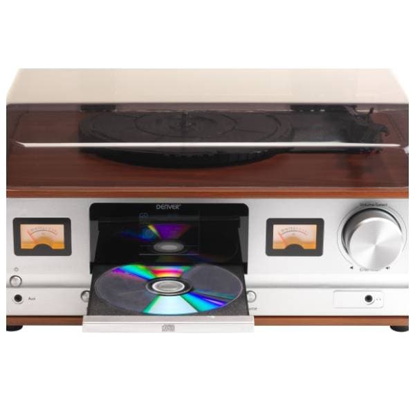 DENVER MRD-52LW Lightwood gramofon 3
