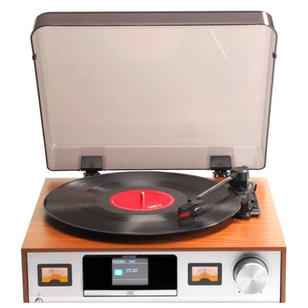 DENVER MRD-52LW Lightwood gramofon 1