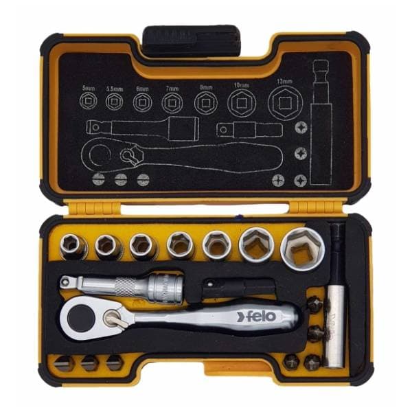 FELO 05771806 18 kom set alata XS-Strongbox XS 1