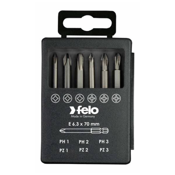 FELO set bitova Industrial Bit-box Profi 73 mm PH/PZ 03291716 0