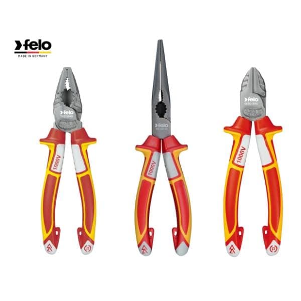 FELO set izolovanih klešta VDE 58001840L 3 kom 0