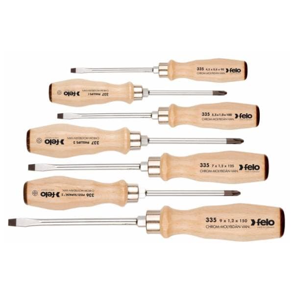 FELO set šrafcigera sa drvenom drškom SL/PH/PZ 33597198 0