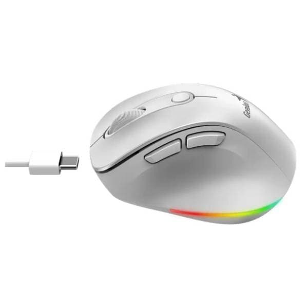GENIUS bežični miš Ergo 9000S Pro Pearl White 1