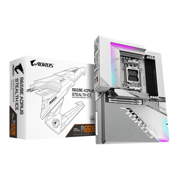 GIGABYTE B650E AORUS STEALTH ICE matična ploča 0