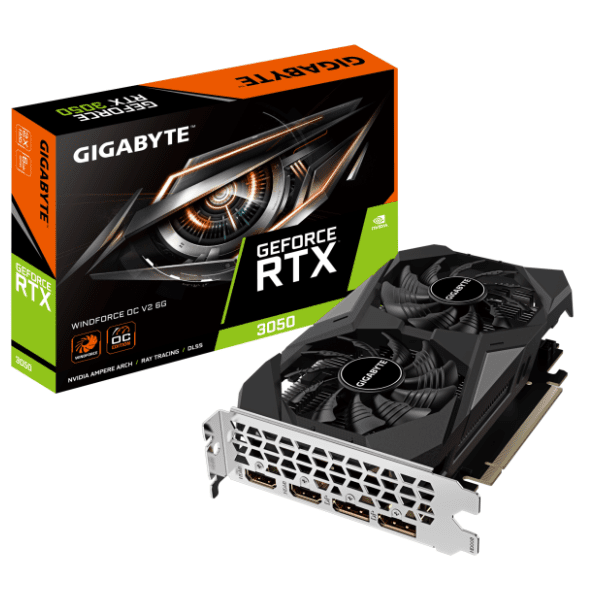 GIGABYTE nVidia GeForce RTX 3050 WINDFORCE OC V2 6GB GDDR6 96-bit grafička kartica 0