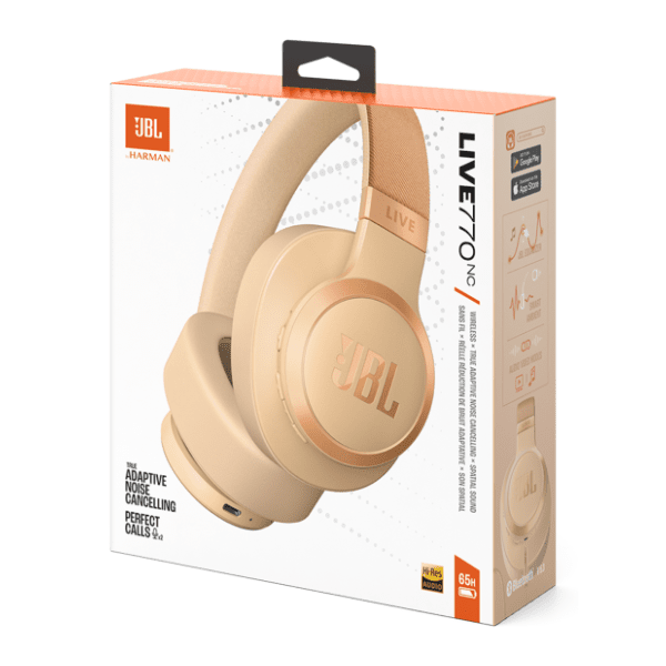 JBL slušalice Live 770NC bež 8