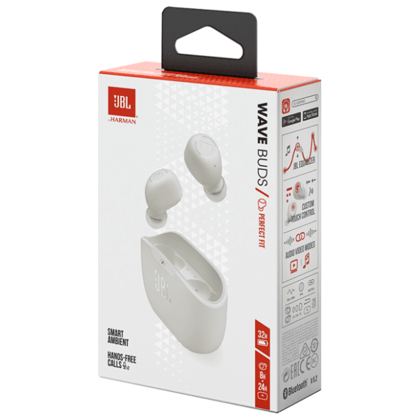 JBL slušalice Vibe Buds 2 bele 7