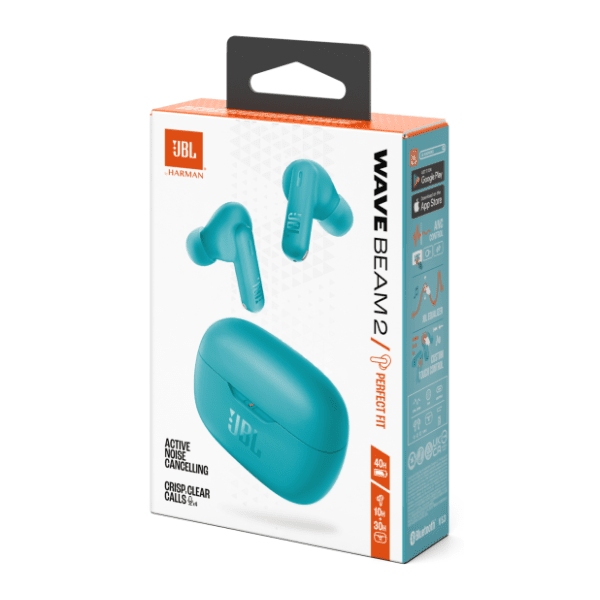 JBL slušalice Wave Beam 2 TWS tirkizne 8