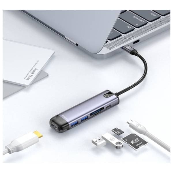 MCDODO Docking station 6-in-1 USB-C HU-7740 6