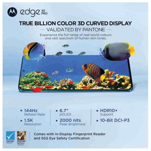 MOTOROLA Edge 50 Pro 12/512GB Caneel Bay 18