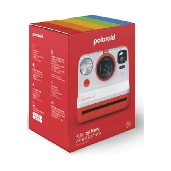 POLAROID NOW Gen 2 i-Type Red Instant fotoaparat 5