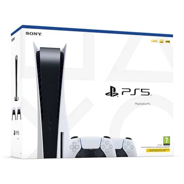 SONY PlayStation PS5 Slim Edition 1TB + 2 DualSense Gamepad 1