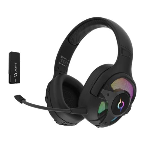 AQIRYS slušalice Ara RGB Black 0