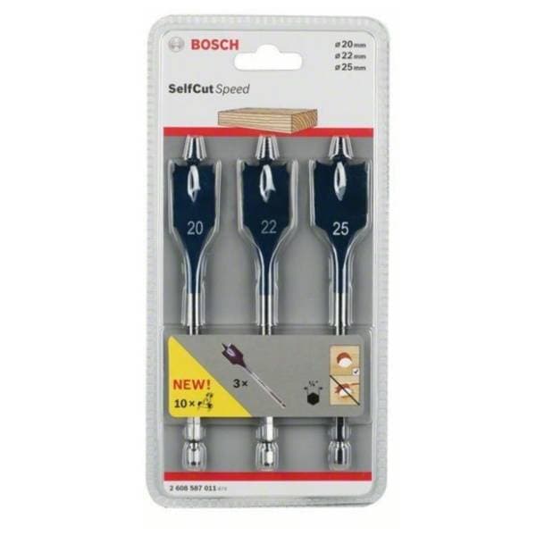 BOSCH 3-delni set pljosnatih burgija Self Cut Speed 2608587011 0