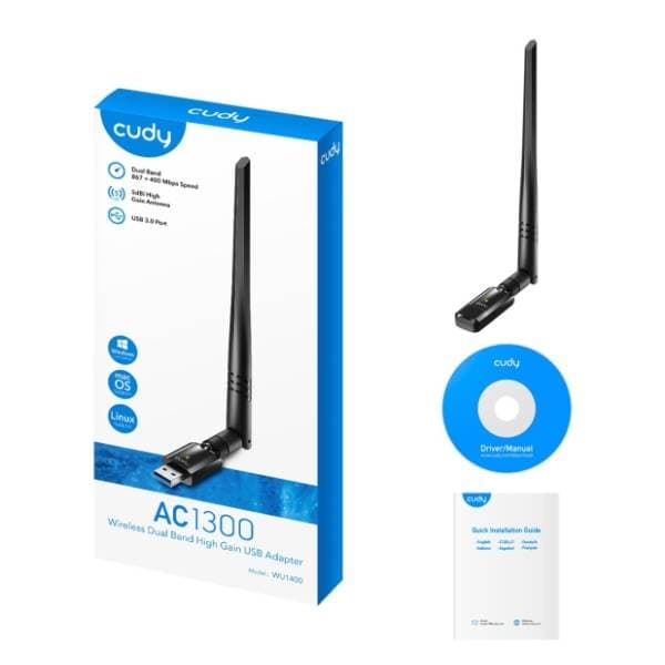 CUDY WR1300 WU1400 WiFi adapter 1