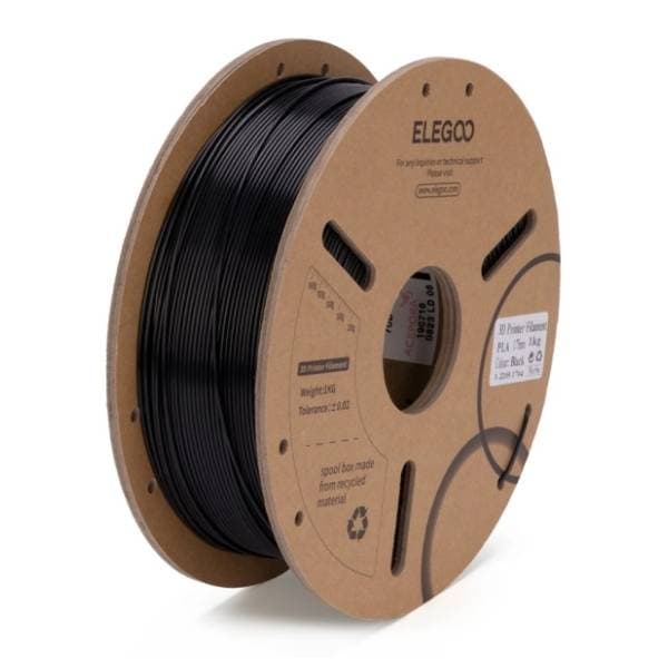 ELEGOO PLA 1,75mm 1kg crni filament za 3D štampač 0