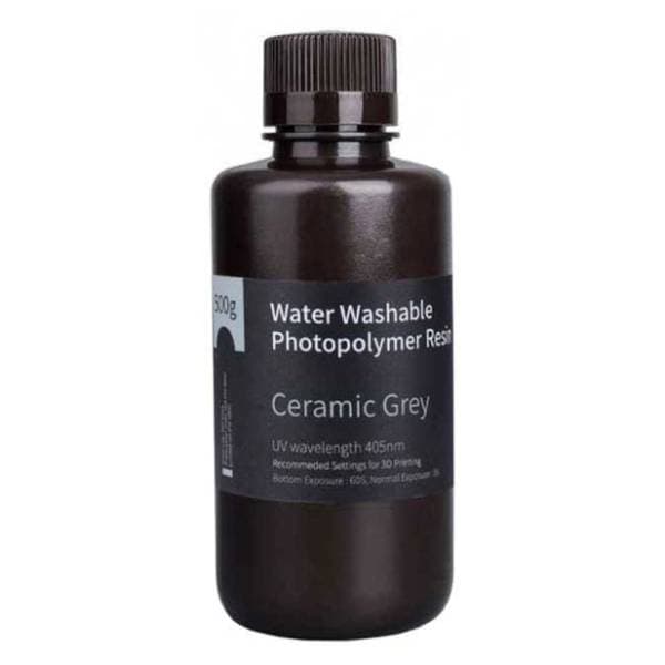 ELEGOO Water Washable 1kg sivi resin za 3D štampač 1