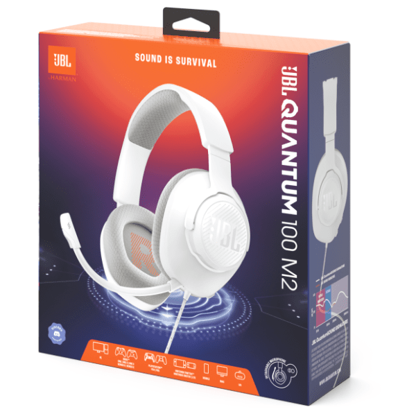 JBL slušalice Quantum 100M2 White 7