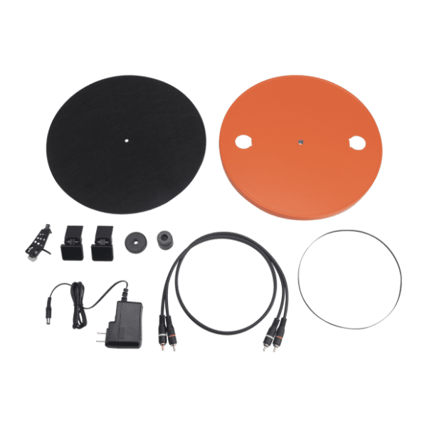 JBL Spinner BT Black/Orange gramofon 17