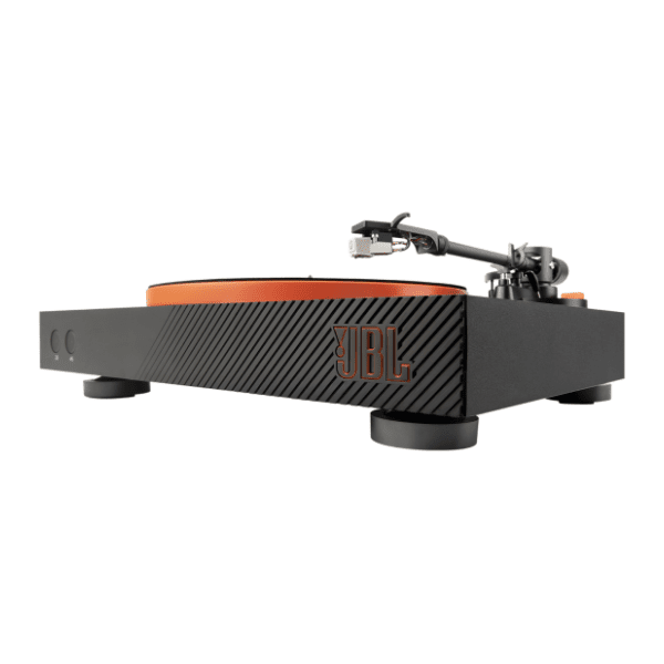 JBL Spinner BT Black/Orange gramofon 11