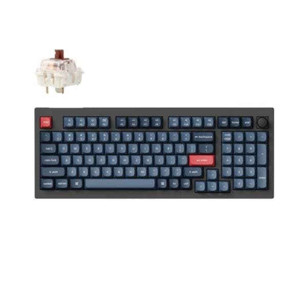 KEYCHRON bežična tastatura Assembled Knob Jupiter Brown V5M-D3 0