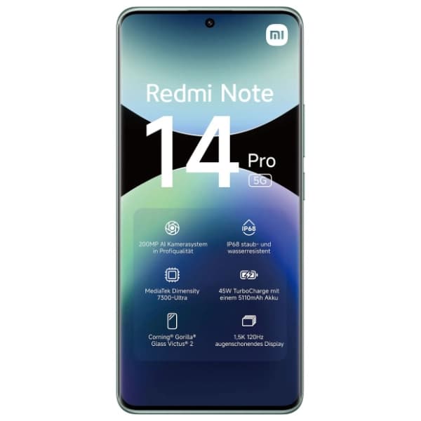 XIAOMI Redmi Note 14 Pro 5G 8/256GB Coral Green 13