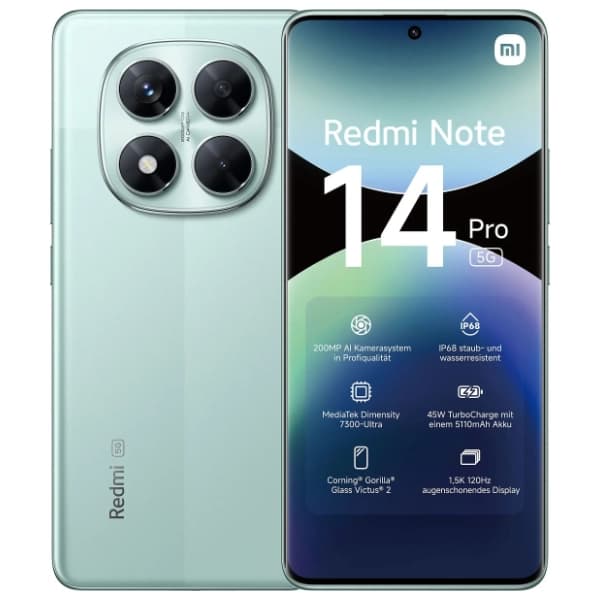 XIAOMI Redmi Note 14 Pro 5G 8/256GB Coral Green 11