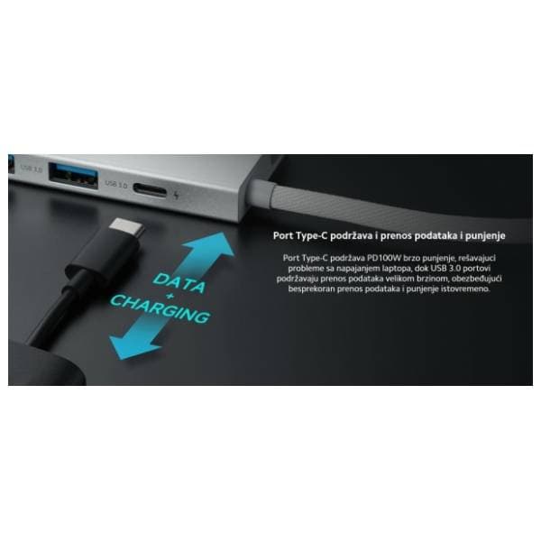 XIAOMI USB Hub 5-in-1 Type-C Hub (BHR8804GL) 6