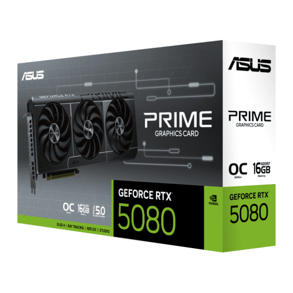 ASUS nVidia GeForce RTX 5080 PRIME OC Edition 16GB GDDR7 256-bit grafička kartica 12