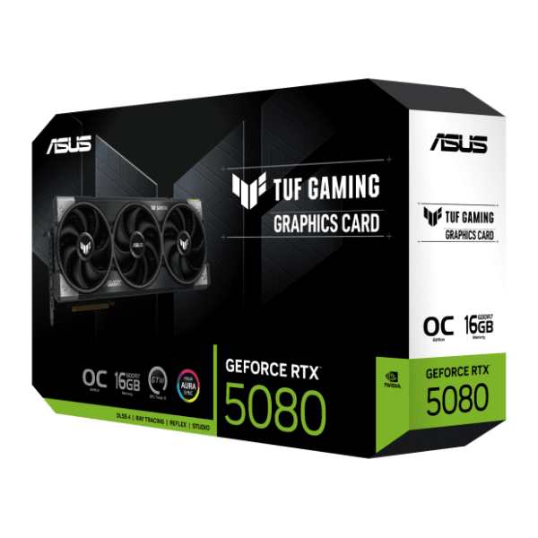 ASUS nVidia GeForce RTX 5080 TUF Gaming OC Edition 16GB GDDR7 256-bit grafička kartica 13