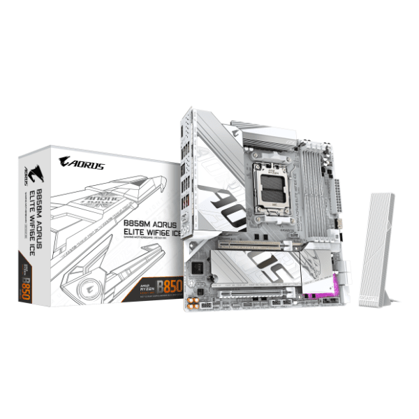 GIGABYTE B850M AORUS ELITE WIFI6E ICE (rev. 1.0) matična ploča 0