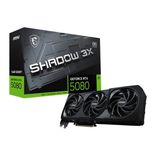 MSI nVidia GeForce RTX 5080 SHADOW 3X OC 16GB GDDR7 256-bit grafička kartica 0