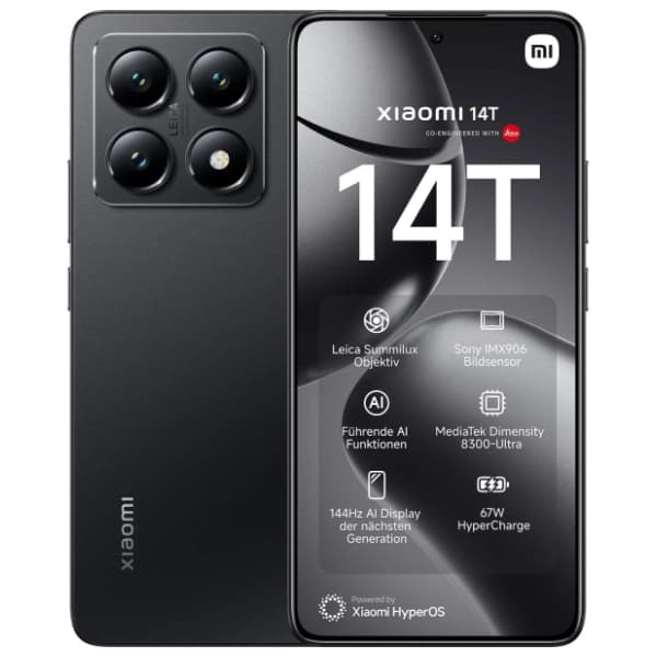 XIAOMI 14T 12/256GB Titan Black (MZB0HUBEU) 0