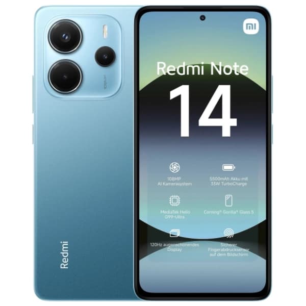 XIAOMI Redmi Note 14 6/128GB Ocean Blue (MZB0IZFEU) 11