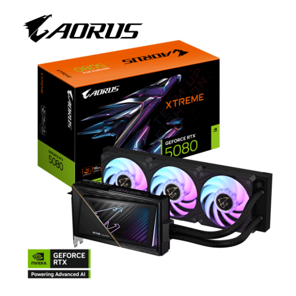 GIGABYTE nVidia GeForce RTX 5080 XTREME WATERFORCE 16GB GDDR7 256-bit grafička kartica 8