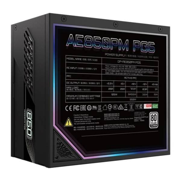 GIGABYTE napajanje AORUS ELITE GP-AE850PM 4