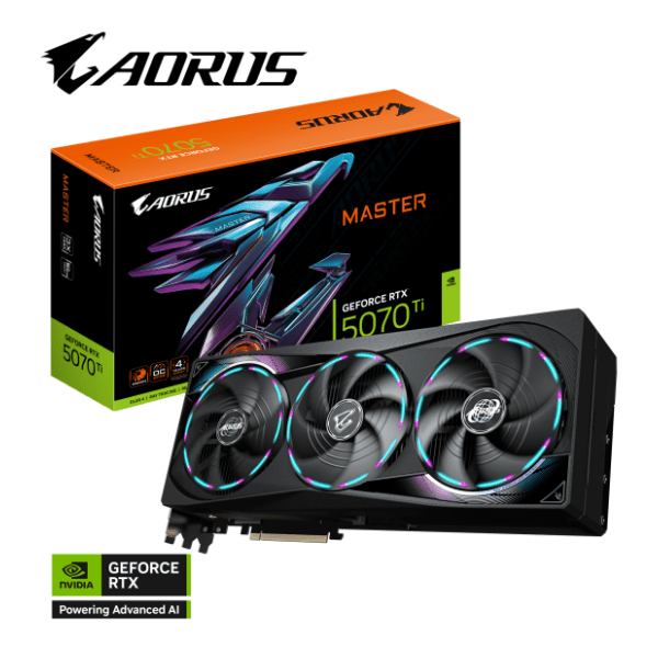 GIGABYTE nVidia GeForce RTX 5070 Ti AORUS MASTER 16GB GDDR7 256-bit grafička kartica 10