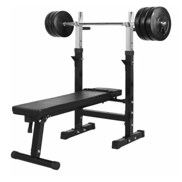 GORILLA SPORTS benč klupa sa setom tegova 38 kg 0