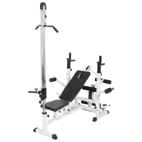 GORILLA SPORTS Multifunkcionalna benč klupa sa nastavkom za lat i dodacima 0