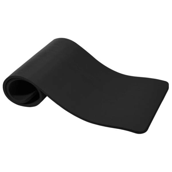 GORILLA SPORTS prostirka za vežbanje 190 x 60 x 1,5 cm crna 1