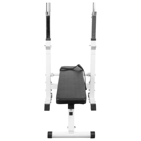 GORILLA SPORTS Ravna benč klupa sa stalkom za šipku 2