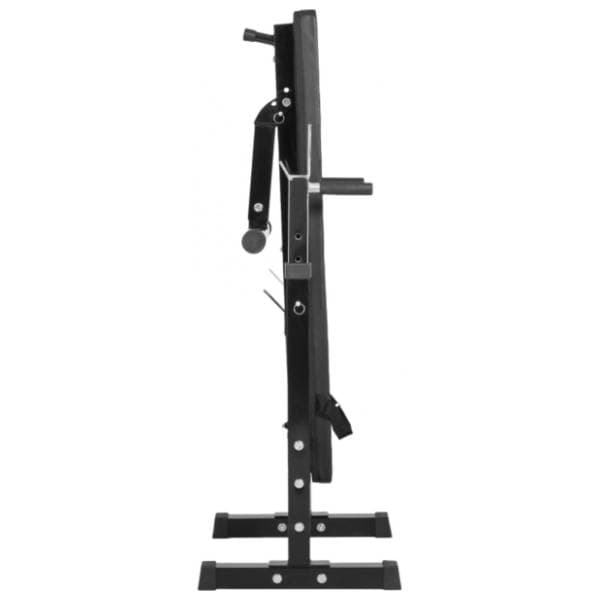 GORILLA SPORTS Ravna podesiva benč klupa sa stalkom za šipku 3