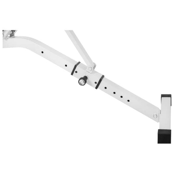 GORILLA SPORTS White benč klupa sa stalkom za šipku 4