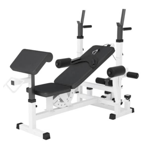 GORILLA SPORTS White Benč multifunkcionalna klupa 0