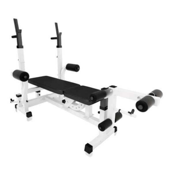 GORILLA SPORTS White Benč multifunkcionalna klupa 2