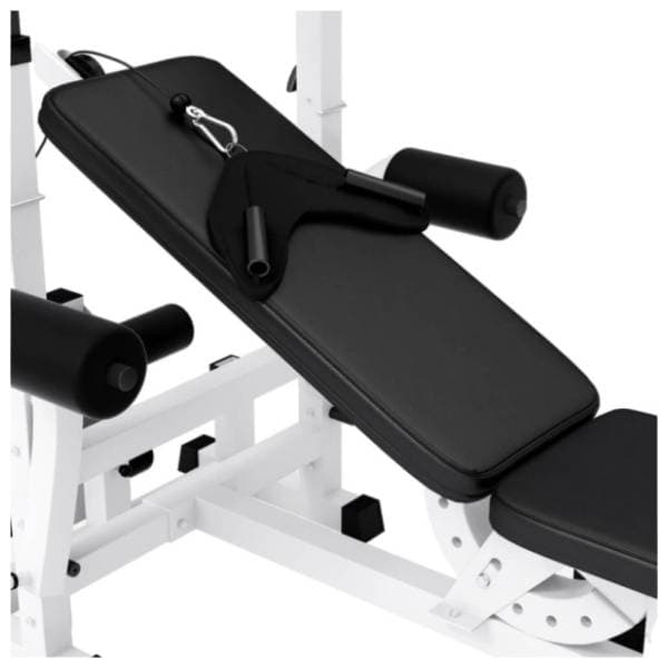 GORILLA SPORTS White Benč multifunkcionalna klupa 4