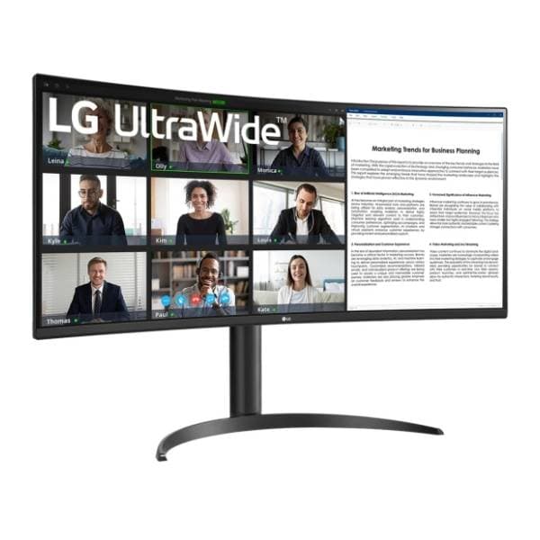 LG zakrivljeni monitor 34WR55QK-B 1